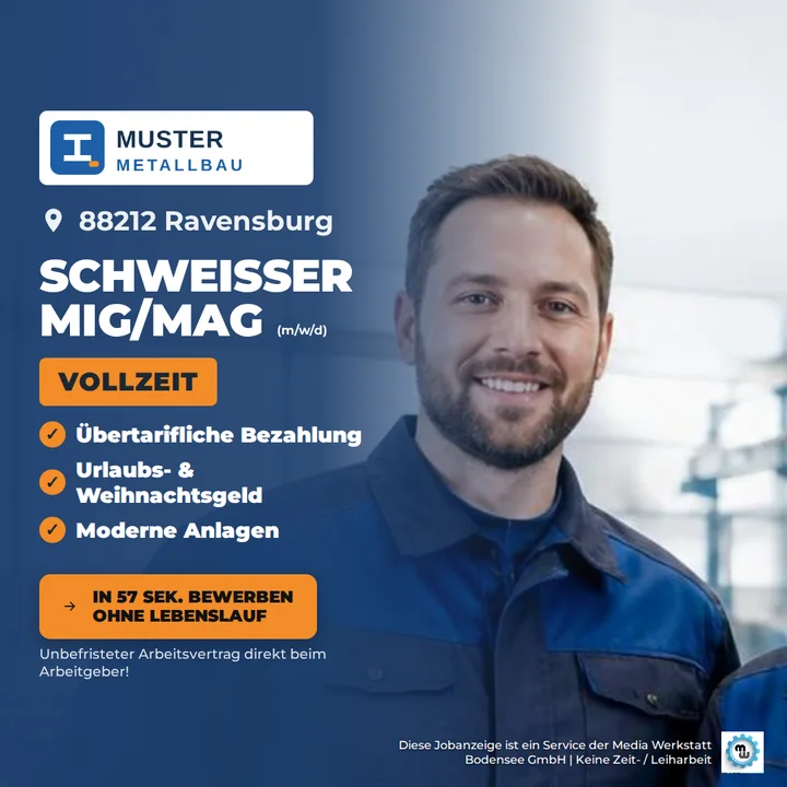 Beispiel einer KI-gestalteten Werbeanzeige